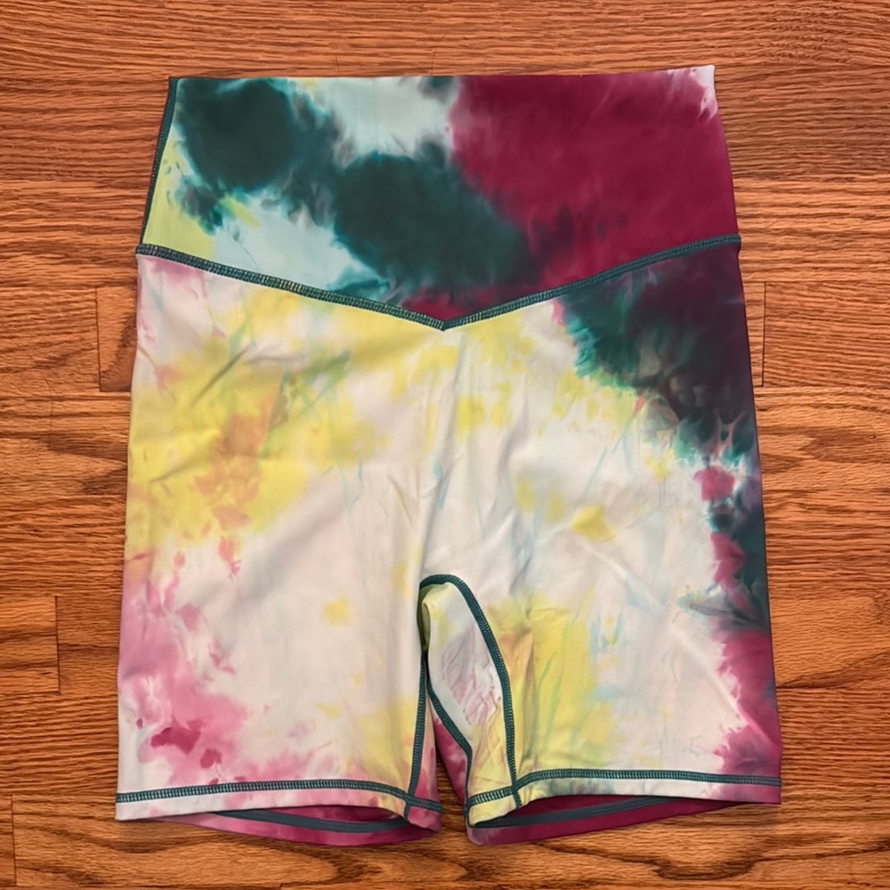Balance Athletica Multicolor Tie-Dye Bike Shorts